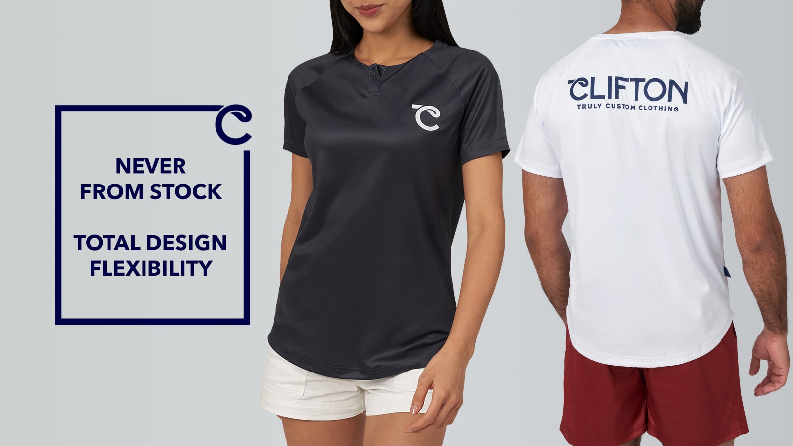 CLIFTON Masters Custom Split-Neck Training Shirt